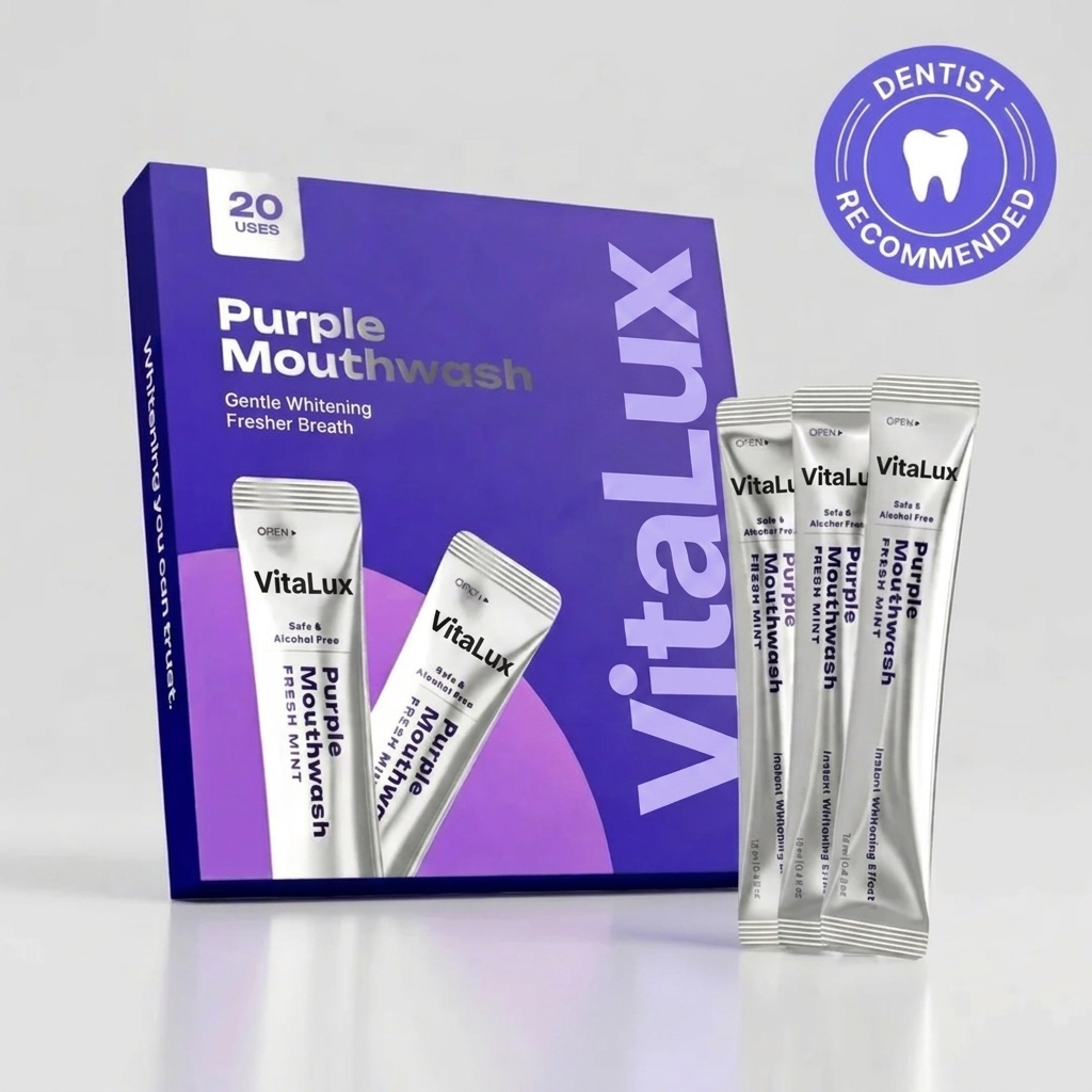 VitaLux Color Correcting Purple Mouthwash